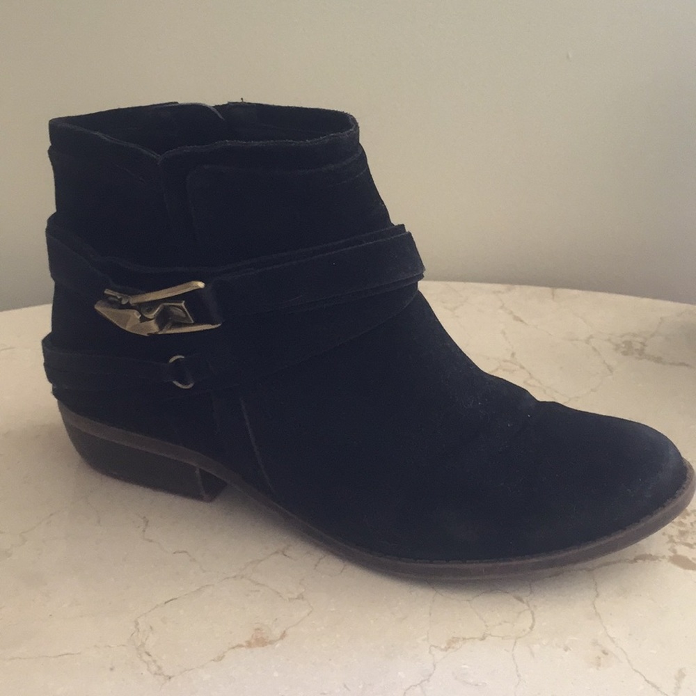 Black Suede Booties